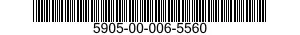 5905-00-006-5560 RESISTOR,FIXED,FILM 5905000065560 000065560