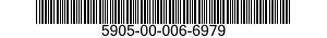 5905-00-006-6979 RESISTOR,FIXED,FILM 5905000066979 000066979