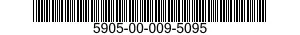 5905-00-009-5095 RESISTOR,FIXED,FILM 5905000095095 000095095