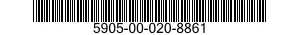 5905-00-020-8861 RESISTOR,VARIABLE,NONWIRE WOUND,NONPRECISION 5905000208861 000208861