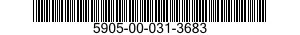 5905-00-031-3683 RESISTOR,VARIABLE,NONWIRE WOUND,NONPRECISION 5905000313683 000313683