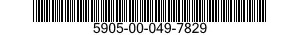 5905-00-049-7829 RESISTOR,VARIABLE,NONWIRE WOUND,PRECISION 5905000497829 000497829