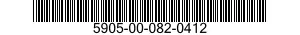 5905-00-082-0412  5905000820412 000820412