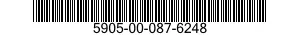 5905-00-087-6248 RESISTOR,VARIABLE,WIRE WOUND,NON 5905000876248 000876248