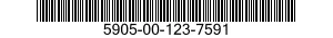 5905-00-123-7591 RESISTOR,FIXED,WIRE WOUND 5905001237591 001237591