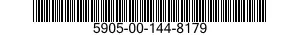 5905-00-144-8179 RESISTOR,FIXED,FILM 5905001448179 001448179