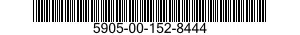 5905-00-152-8444 RESISTOR,FIXED,FILM 5905001528444 001528444