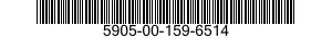 5905-00-159-6514 RESISTOR,FIXED,WIRE WOUND,INDUCTIVE 5905001596514 001596514