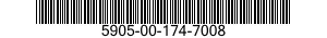5905-00-174-7008  5905001747008 001747008