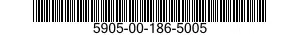5905-00-186-5005 RESISTOR,VARIABLE,WIRE WOUND,NONPRECISION 5905001865005 001865005