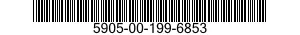 5905-00-199-6853 RESISTOR,FIXED,FILM 5905001996853 001996853