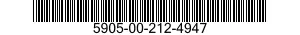 5905-00-212-4947 RESISTOR,VARIABLE,WIRE WOUND,NONPRECISION 5905002124947 002124947
