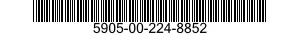 5905-00-224-8852 RESISTOR ASSEMBLY 5905002248852 002248852