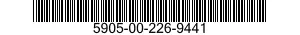 5905-00-226-9441 RESISTOR,VARIABLE,NONWIRE WOUND,NONPRECISION 5905002269441 002269441