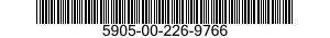 5905-00-226-9766 RESISTOR NETWORK,FIXED,WIRE WOUND 5905002269766 002269766