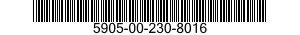 5905-00-230-8016 RESISTOR,VARIABLE,WIRE WOUND,NONPRECISION 5905002308016 002308016