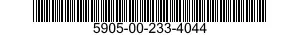 5905-00-233-4044 RESISTOR,FIXED,FILM 5905002334044 002334044