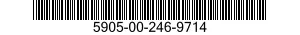 5905-00-246-9714 RESISTOR,FIXED,WIRE WOUND,INDUCTIVE 5905002469714 002469714