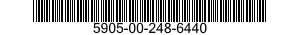 5905-00-248-6440 RESISTOR,VARIABLE,WIRE WOUND,NONPRECISION 5905002486440 002486440