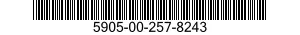 5905-00-257-8243 RESISTOR,ADJUSTABLE 5905002578243 002578243