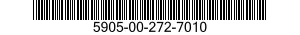 5905-00-272-7010 RESISTOR,ADJUSTABLE 5905002727010 002727010