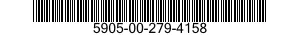 5905-00-279-4158 RESISTOR,VARIABLE,NONWIRE WOUND,NONPRECISION 5905002794158 002794158