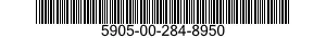 5905-00-284-8950 RESISTOR,FIXED,WIRE WOUND,INDUCTIVE 5905002848950 002848950