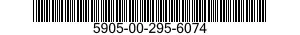 5905-00-295-6074 RESISTOR,VARIABLE,WIRE WOUND,NONPRECISION 5905002956074 002956074