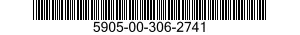 5905-00-306-2741 RESISTOR,FIXED,FILM 5905003062741 003062741