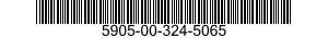 5905-00-324-5065 RESISTOR,FIXED,COMPOSITION 5905003245065 003245065