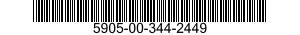 5905-00-344-2449 RESISTOR,VARIABLE,NONWIRE WOUND,NONPRECISION 5905003442449 003442449