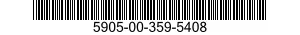 5905-00-359-5408 RESISTOR,VARIABLE,NONWIRE WOUND,NONPRECISION 5905003595408 003595408