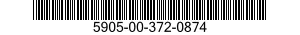 5905-00-372-0874 RESISTOR,THERMAL 5905003720874 003720874