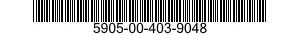 5905-00-403-9048 RESISTOR,VARIABLE,WIRE WOUND,PRECISION 5905004039048 004039048