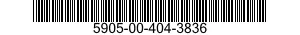 5905-00-404-3836 RESISTOR,FIXED,WIRE WOUND,INDUCTIVE 5905004043836 004043836