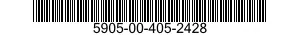 5905-00-405-2428 RESISTOR NETWORK,FIXED,WIRE WOUND 5905004052428 004052428