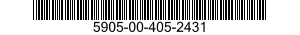 5905-00-405-2431 RESISTOR NETWORK,FIXED,WIRE WOUND 5905004052431 004052431