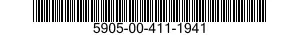 5905-00-411-1941 RESISTOR,VARIABLE,NONWIRE WOUND,NONPRECISION 5905004111941 004111941