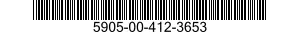 5905-00-412-3653 RESISTOR,VARIABLE,NONWIRE WOUND,NONPRECISION 5905004123653 004123653