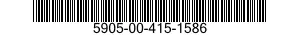 5905-00-415-1586 RESISTOR,FIXED,COMPOSITION 5905004151586 004151586