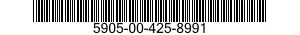 5905-00-425-8991 RESISTOR,VARIABLE,NONWIRE WOUND,NONPRECISION 5905004258991 004258991