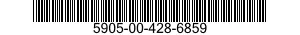 5905-00-428-6859 RESISTOR,VARIABLE,NONWIRE WOUND,NONPRECISION 5905004286859 004286859