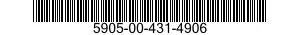 5905-00-431-4906 RESISTOR,THERMAL 5905004314906 004314906
