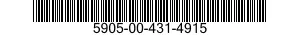 5905-00-431-4915 RESISTOR,VARIABLE,WIRE WOUND,NONPRECISION 5905004314915 004314915