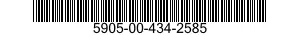 5905-00-434-2585 RESISTOR ASSORTMENT 5905004342585 004342585