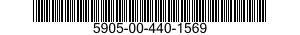 5905-00-440-1569 RESISTOR ASSEMBLY 5905004401569 004401569