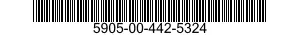 5905-00-442-5324 RESISTOR,VARIABLE,WIRE WOUND,NONPRECISION 5905004425324 004425324