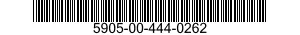 5905-00-444-0262 RESISTOR,VARIABLE,WIRE WOUND,NONPRECISION 5905004440262 004440262