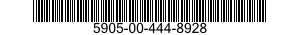 5905-00-444-8928 RESISTOR,VARIABLE,WIRE WOUND,NON 5905004448928 004448928