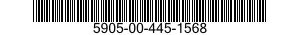 5905-00-445-1568 RESISTOR,THERMAL 5905004451568 004451568